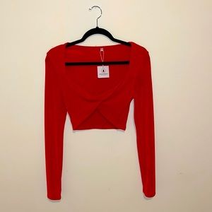 Long Sleeve Crop Top